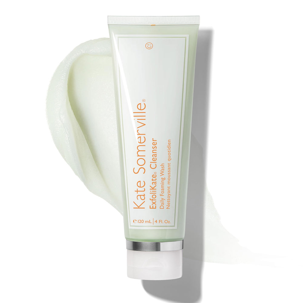 Kate Somerville ExfoliKate Cleanser bottle with foaming lather for daily exfoliation