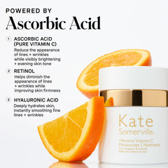 Kate Somerville overnight cream texture swirl demonstrates a lightweight, firming feel.