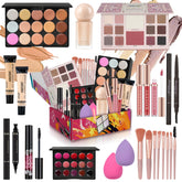KAVCENT makeup kit 14-color palette for versatile looks and vibrant pigments.