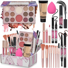 KAVCENT makeup kit all-in-one palette for quick, complete everyday looks for teen daily routine