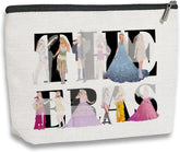 kdxpbpz Singer Makeup Bag front view shows compact travel-ready design.