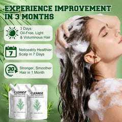 KEBEGE Rosemary Amino Acid Shampoo 2-pack packaging demonstrates convenient, cruelty-free care for thinning hair.
