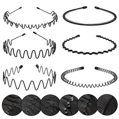 KELUBATU headbands six-pack variety for workouts and daily wear.