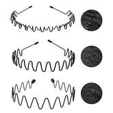 KELUBATU metal headband angled view highlights durable anti-rust metal for outdoor use.