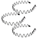 Kelubatu metal headbands pack 3pk showcases durable design for daily wear and workouts