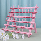 Kelukeya braid rack 60 spools side view shows organized storage for fast braiding.