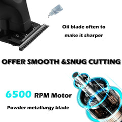 KEMEI 2299 zero gapped T-blade delivers ultra-close trims with control