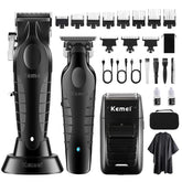 KEMEI professional hair clipper blade closeup for precise cutting