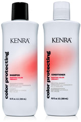 Kenra Color Protecting Shampoo bottle highlights color-safe cleansing for vibrant hair.