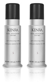 Kenra Curl Defining Creme 2-pack box shows packaging for versatile styling options