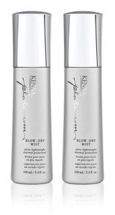 Kenra Platinum Blow-Dry Mist bottle-front view highlights detangling and smoothing