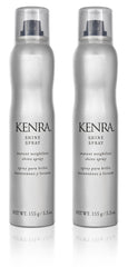 Kenra Shine Spray bottle front showing lightweight shine and premium finish