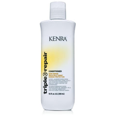 Kenra Triple Repair shampoo lather close-up illustrates rich cream for gentle cleansing.