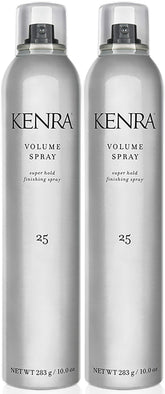 Kenra Volume Spray bottle 2-pack showcases two bottles for all-day volume and hold.
