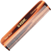 Kent FOT pocket comb with hand-polished teeth for gentle grooming across hair types