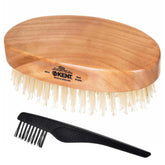 Kent MC4 brush hair-beard exfoliating for smoother coarse hair and oil distribution.