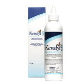 Keralyt 5 anti-dandruff shampoo bottle shown for exfoliation and scalp care.