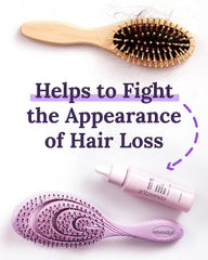 Keranique Overnight Hair Serum scalp application shown for root nourishment.
