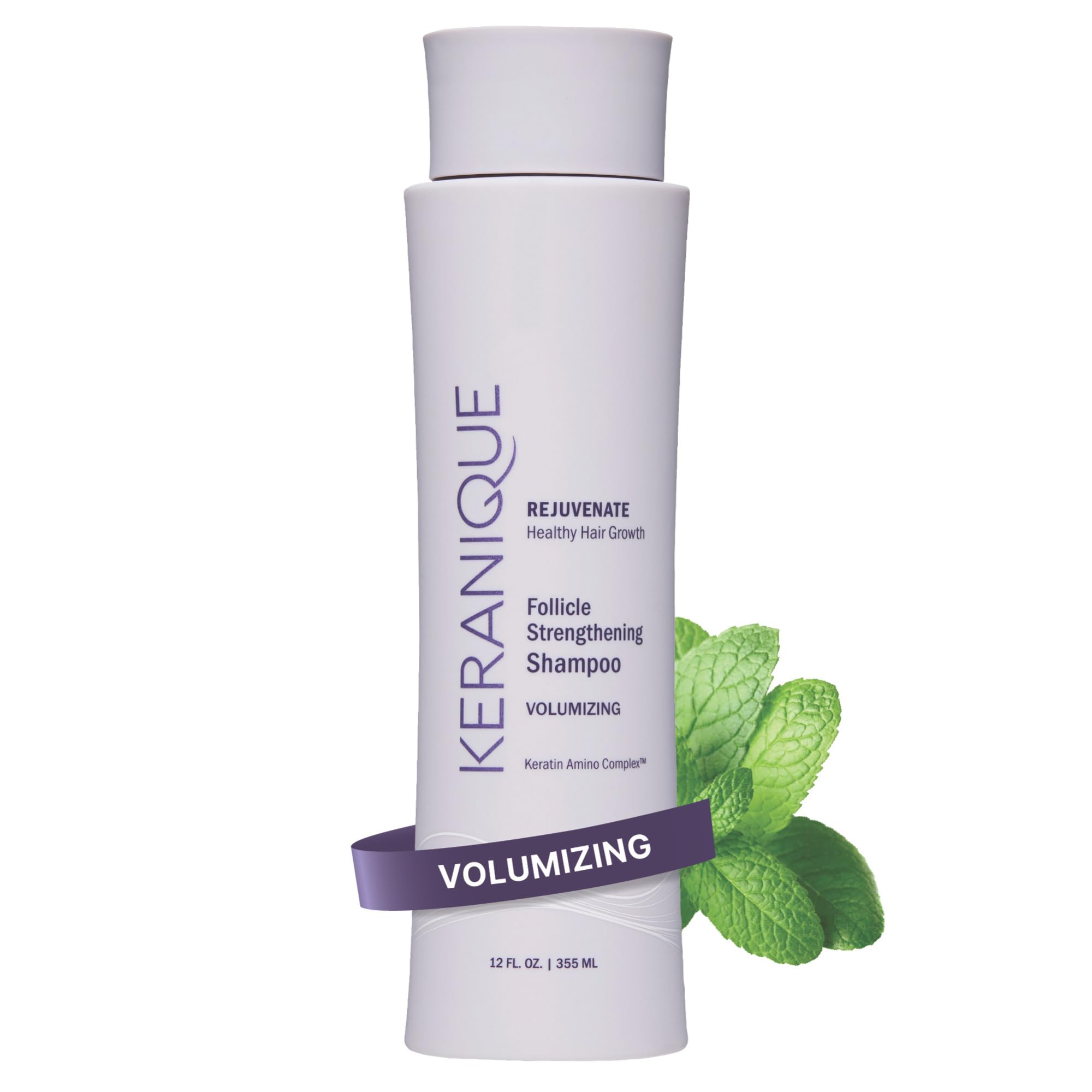 Keranique Volumizing Shampoo bottle pump for easy daily use