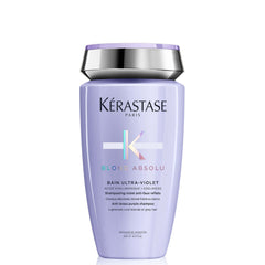 KÉRASTASE Blond Absolu Ultra-Violet bottle front boosts cool tones.