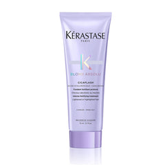 KÉRASTASE Blond Absolu Cicaflash bottle front showing lightweight hydration for bleached hair