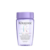 KÉRASTASE Blond Absolu Lumière shampoo bottle shows luminous hydration potential for lightened hair