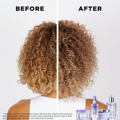 KÉRASTASE Blond Absolu Lumière shampoo lather creates silkiness while removing impurities.