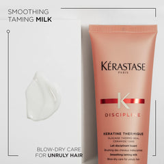 KÉRASTASE Keratine Thermique application in hand shows pre-styling smoothing