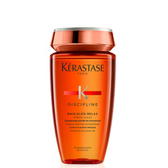 Kerastase Discipline Oleo-Relax shampoo bottle showing frizz-control potential