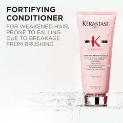 KÉRASTASE Genesis ginger-root ingredient close-up highlighting added strength.