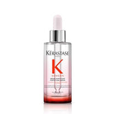 Kérastase Genesis hair serum bottle pour shows silicone-free nourishment for weak hair.