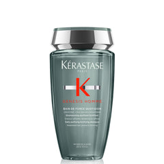 Kerastase Genesis Homme shampoo bottle pour delivers deep cleansing for scalp and hair