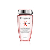 Kérastase Genesis Hydra-Fortifiant Shampoo bottle demonstrates silicone-free hydration for fragile hair.