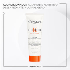 Kérastase Nutritive mini conditioner shows lightweight hydration without weighing hair down