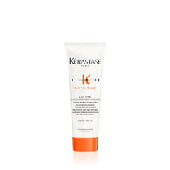 KÉRASTASE Nutritive Lait Vital travel-size bottle hydrates and detangles hair.