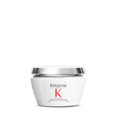 KÉRASTASE Premiere anti-breakage mask bottle suggests stronger hair potential.