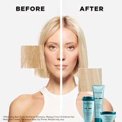 Kérastase Resistance Force Architecte refill pack showcasing sustainable option.