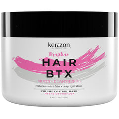 Kerazon Intensive Brazilian Hair BTX smoothing treatment 8oz bottle ready for easy frizz control