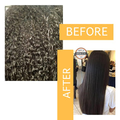 Kerazon Shea Butter hair care close-up emphasizes deep moisture.