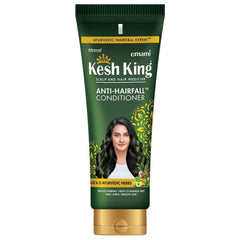 Kesh King anti-hairfall conditioner bottle front demonstrates nourishing herbal formula for healthier hair.