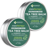 KESMEDIK Tea Tree Oil MaxTherapy Balm two-pack packshot for versatile skin relief.