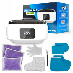 Ketar paraffin wax machine full set 3400ml ready for at-home spa warmth.