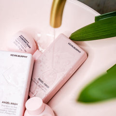 Kevin Murphy Angel Wash packaging shows color-safe formula for color-treated hair