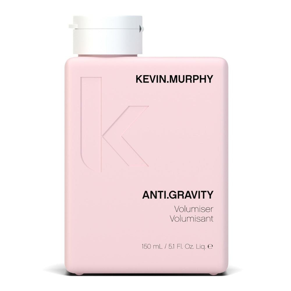 KEVIN.MURPHY ANTI.GRAVITY bottle with pump delivers weightless volume.