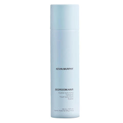 KEVIN.MURPHY BEDROOM.HAIR bottle closeup showing flexible hold and touchable texture.