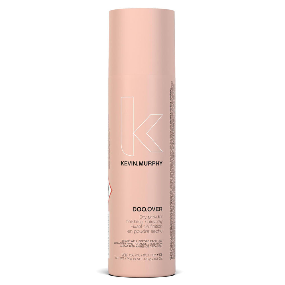 KEVIN.MURPHY DOO.OVER bottle showing dry powder spray for natural hold.