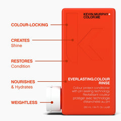 KEVIN.MURPHY EVERLASTING.COLOUR RINSE hair shine post-use example
