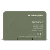 KEVIN.MURPHY Free.Hold paste packaging showcases versatile styling for all hair types.