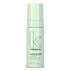 KEVIN.MURPHY Heated.Defense bottle hero showing weightless heat protection for all hair types