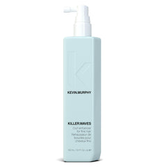 KEVIN.MURPHY KILLER.WAVES bottle close-up shows weightless wave enhancement for fine hair